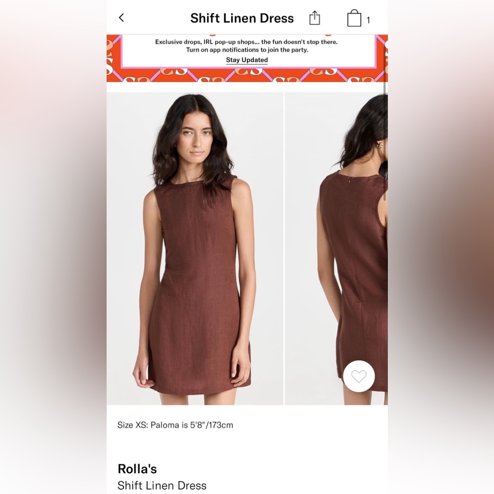 Rolla’s Shift Linen Dress